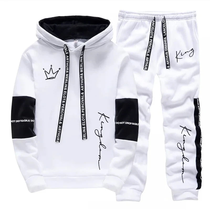 King Print Men Tracksuit