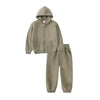 Fleece Hoodie Jogger Set