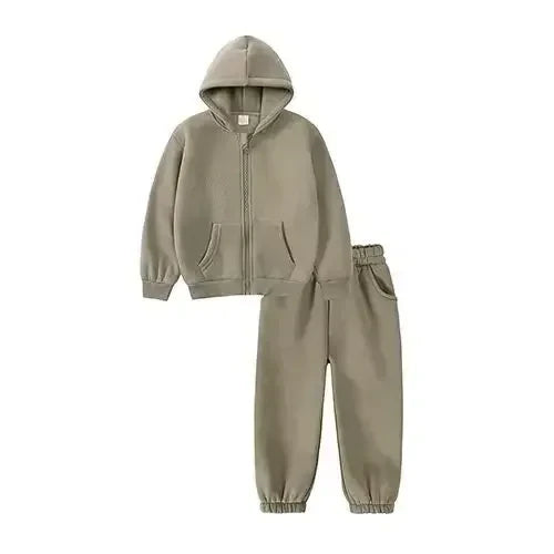 Fleece Hoodie Jogger Set
