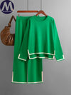 Cozy Knitted Two Piece Tracksuit