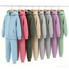 Fleece Hoodie Jogger Set