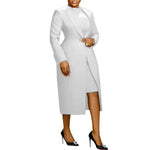 Two-Piece Knit Dress Suit