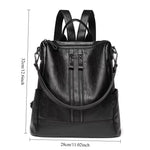 Soft Nylon Casual College Backpack