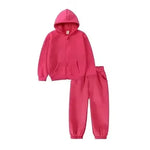Fleece Hoodie Jogger Set