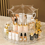 Transparent Rotating Makeup Organizer