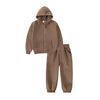 Fleece Hoodie Jogger Set