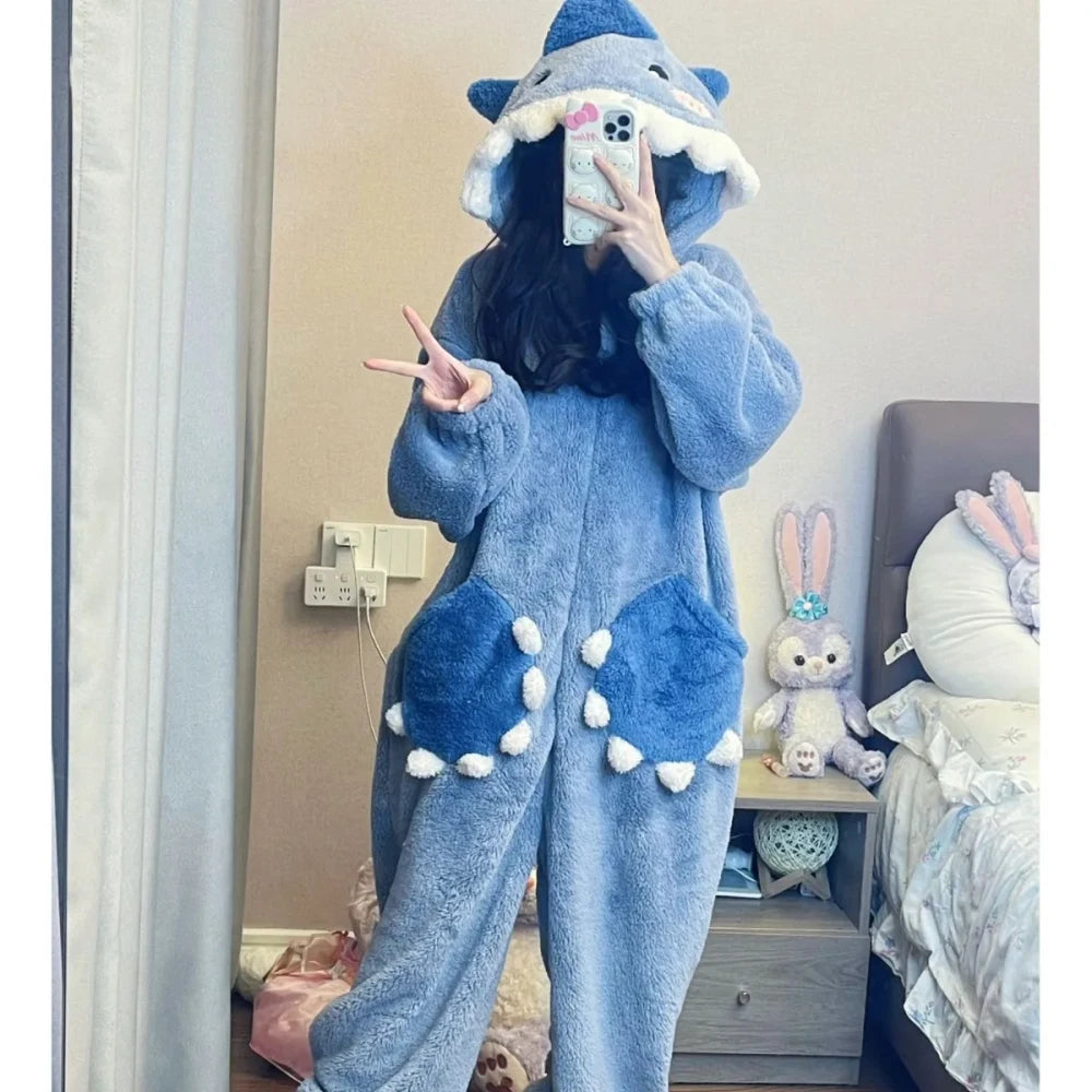 Cartoon Animal Winter Cosplay Jumpsuit