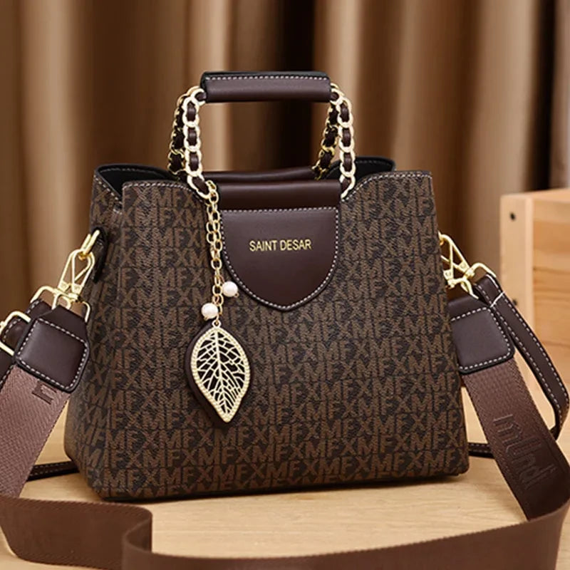 Designer PU Leather Shoulder Bag