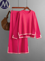 Cozy Knitted Two Piece Tracksuit
