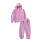 Fleece Hoodie Jogger Set