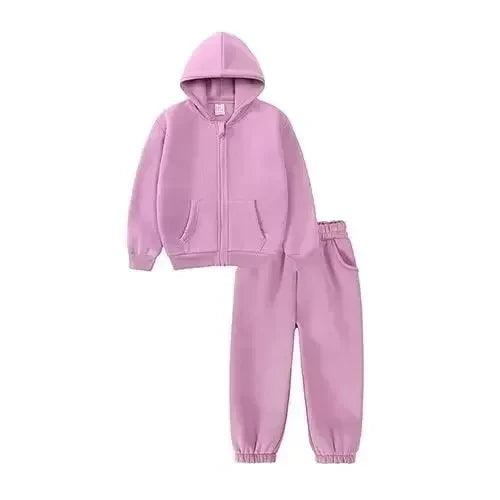 Fleece Hoodie Jogger Set