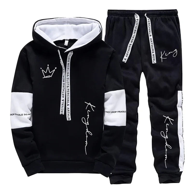 King Print Men Tracksuit