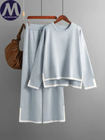 Cozy Knitted Two Piece Tracksuit