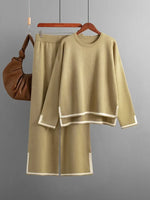 Cozy Knitted Two Piece Tracksuit
