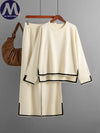 Cozy Knitted Two Piece Tracksuit