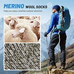 Thick Merino Wool Winter Hiking Socks