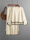 Cozy Knitted Two Piece Tracksuit