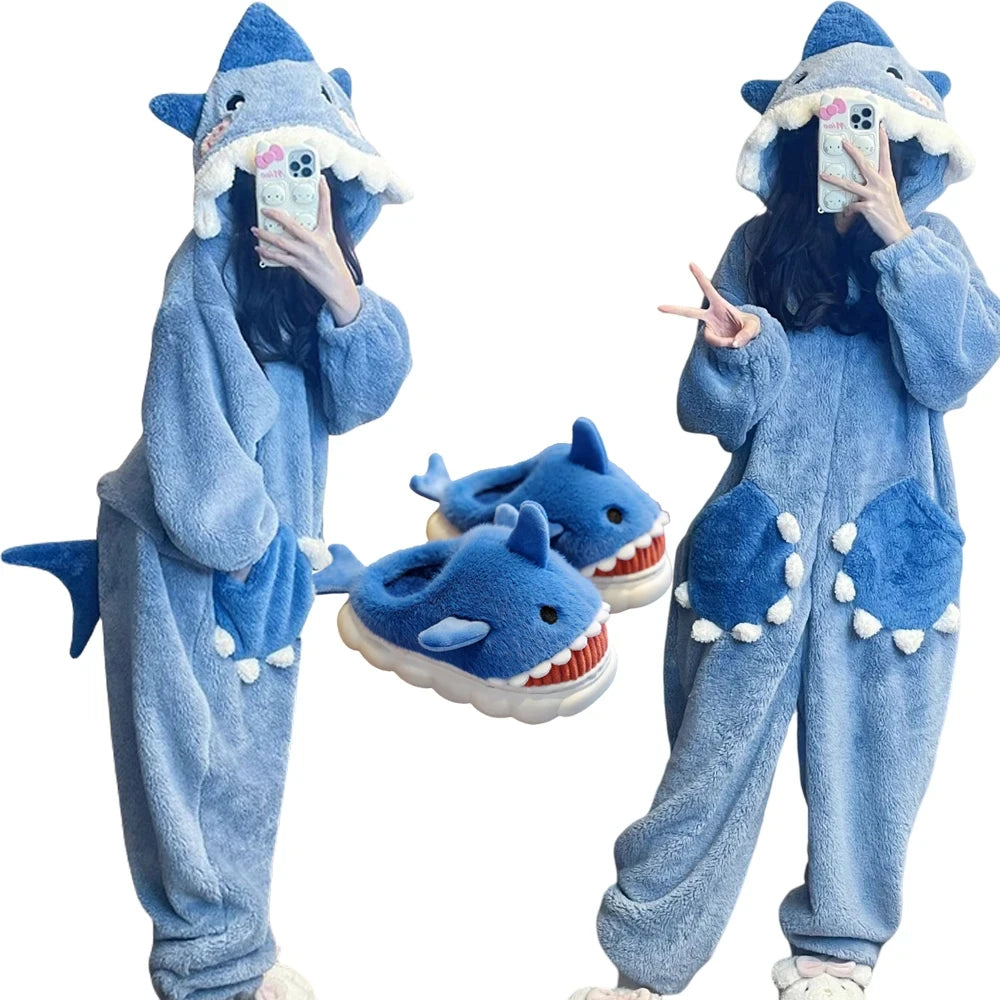 Cartoon Animal Winter Cosplay Jumpsuit