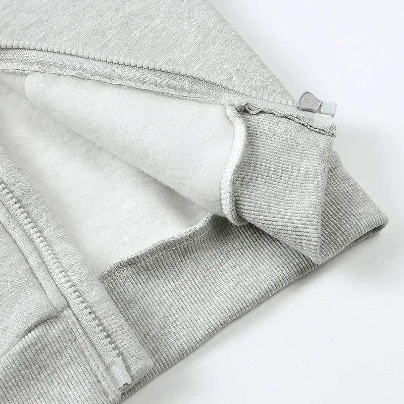 Fleece Hoodie Jogger Set