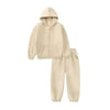 Fleece Hoodie Jogger Set