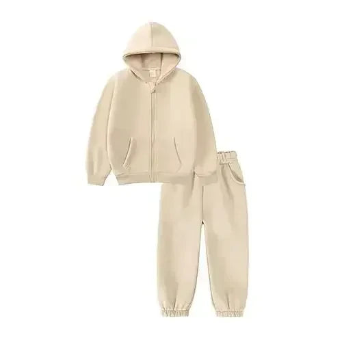 Fleece Hoodie Jogger Set