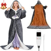 Heated Wearable Blanket Hoodie