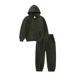 Fleece Hoodie Jogger Set