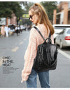 Soft Nylon Casual College Backpack